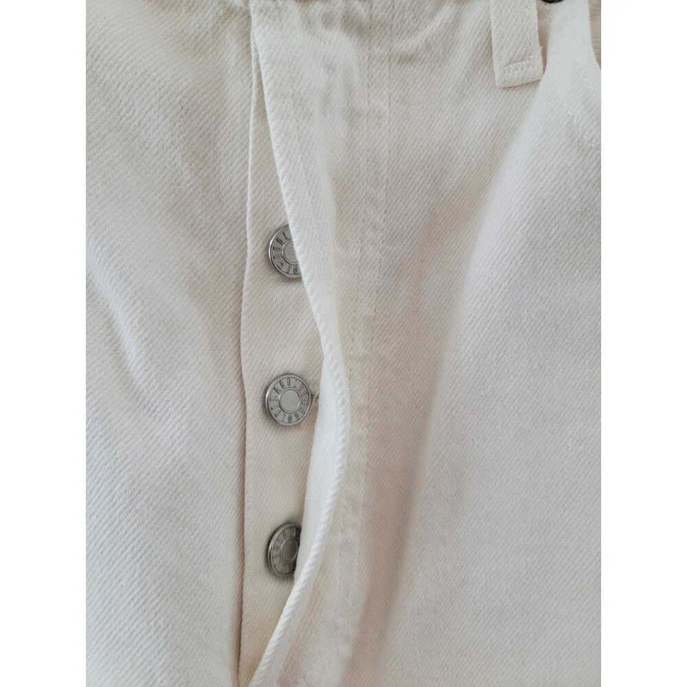 AGOLDE Dame High Rise Wide Leg Jeans Womens 27 Fortune Cookie Button Fly Closure - Picture 10 of 15
